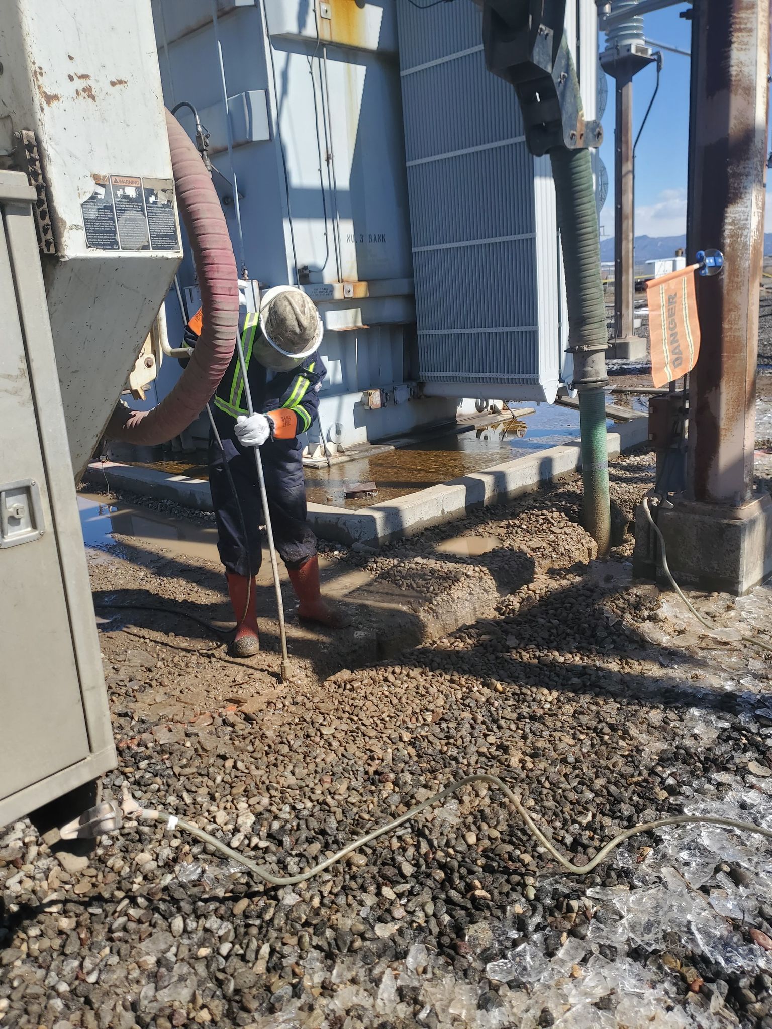 274654512_679428956532301_6605594916146684912_n Trenching. Trenching near high voltage transformers